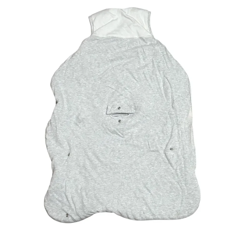 Baby Mori Clever Year Round Sleep Sack 1.5 TOG Grey White 0-2Y